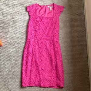 Gently worn size small pink lace Forever 21 dress